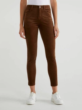 Брюки женские United Colors of Benetton 4AH7573Y4-38Y 38 Коричневые (8031881007026)