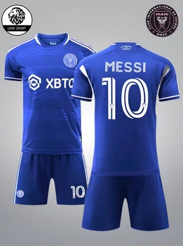 Форма футбольная детская Lion SPORT Messi (Месси) 10 Интер Майами (Inter Miami) 2024, 24-135-140, синяя