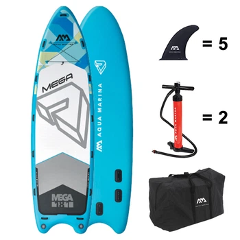Сапборд Aqua Marina Mega-Group 18'1" - надувная доска для САП серфинга, sup board