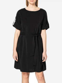 Сукня-футболка коротка літня жіноча United Colors of Benetton 4EHD5VCC3-100 XS Чорна (8300900845216)