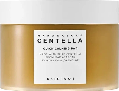 Успокаивающие пады SKIN1004 Madagascar Centella Quick Calming Pad с Экстрактом центеллы азиатской 70 шт (8809576261387)
