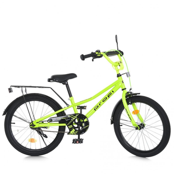 Дитячий двоколісний велосипед Profi Prime 20 дюймів, салатовий MB 20013