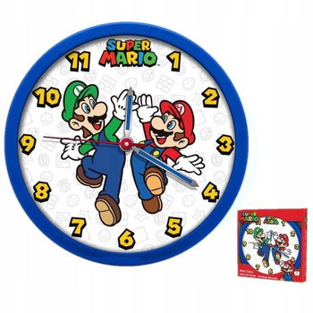 Zegar ścienny Kids Euroswan Super Mario (8435507874816)