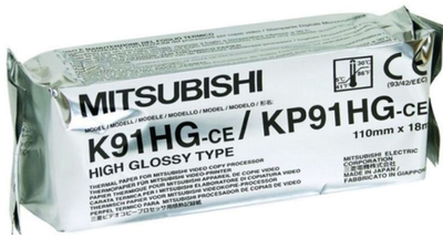 Термобумага для видеопринтера Mitsubishi KP91HG 110 мм x 18 м (588AA)