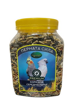 Корм для середніх папуг OrganicSchef Перната сила 700г (712857889705)