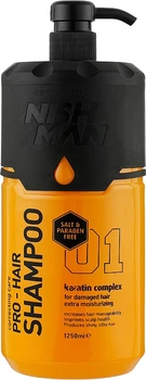 Шампунь чоловічий для волосся Nishman Pro-Hair Shampoo 1250 мл