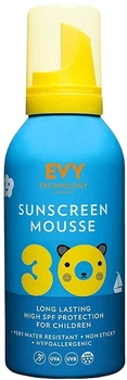 Солнцезащитный мусс для детей - EVY Technology Sunscreen Mousse For Children SPF30 150ml (1184320-1579668-2)