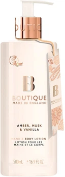 Лосьон для тела и рук с янтарем, мускусом и ванилью Grace Cole Hand & Body Lotion Boutique Amber, Musk & Vanilla 500ml (894950-805364-2)