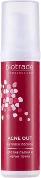 Активний лосьйон проти вугрової висипки Biotrade Acne Out Active Lotion 60ml (674879-593685-2)