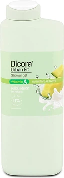 Гель для душа с витамином А "Дыня и молоко" - Dicora Urban Fit Shower Gel Vitamin A Milk & Melon 750ml (1170529-1562118-2)