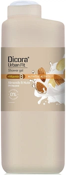 Гель для душа с витамином B "Миндаль и молоко" - Dicora Urban Fit Shower Gel Vitamin B 400ml (1170532-1562114-2)