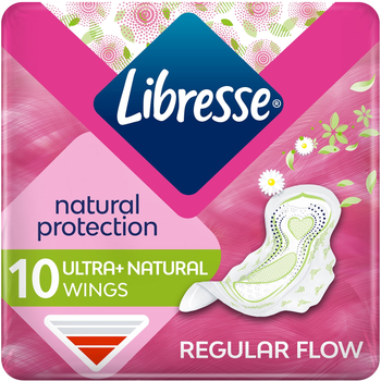 Гігієнічні прокладки з алое та ромашкою Libresse Ultra Thin Normal 10шт (10 шт.) (649352-558453-2)