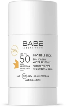 Солнцезащитный невидимый прозрачный стик для лица и тела SPF 50 - Babe Laboratorios Sun Protection 30g (1182353-1577209-2)