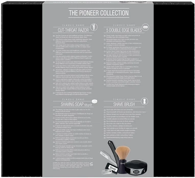Набор для бритья - Wilkinson Sword The Pioneer Collection (soap/125g + brush/1pcs + sh/1pcs + raz/5pcs) Набор для бритья (1034216-0-2)