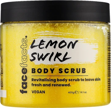 Скраб для тіла "Лімонний вихор" - Face Facts Body Scrub Lemon Swirl 400g (400g) (1129823-1507183-2)