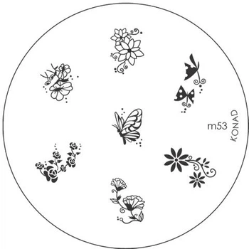 Диск для стемпинга (трафарет) Konad M53 (1 шт.) (664459-1004065-2)