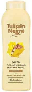 Гель для душу "Ваніль та макадамія" - Tulipan Negro Vanilla & Macadamia Shower Gel 650ml (1223617-7946725)