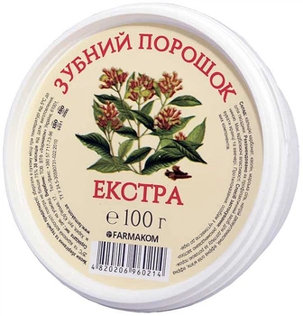 Зубной порошок "Экстра", банка - Фармаком 50g (1118997-1493471-2)
