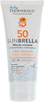 Сонцезахисне молочко для дітей Dermedic Sunbrella Sun Protection SPF 50 100g (100g) (711196-743283394-2)