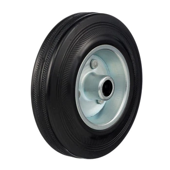 Колесо из черной резины Ø125 x 33 мм 100 кг. VOREL (87453)