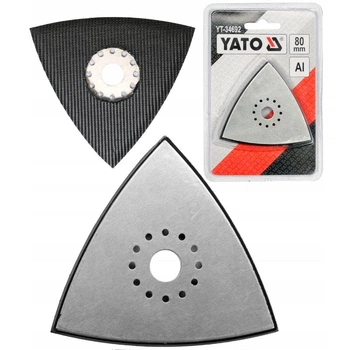 Шлифовальная Подошва Треугольная 80 х 80 х 80 мм YATO (YT-34692)