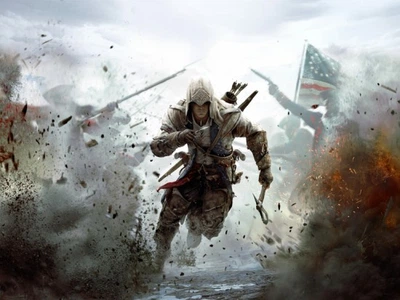 КартинаIDEAPRINT Assassin's Creed 3 V-10205 60x40 см