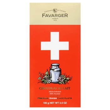 Шоколад молочний Premium Swiss Chocolate Favarger 100 г (14847855)