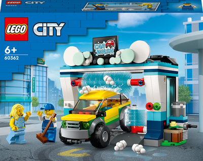 Zestaw klocków LEGO City Myjnia samochodowa 243 elementy (60362) (955555904040514) - Outlet