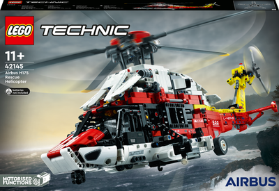 Zestaw klocków LEGO Technic Helikopter ratunkowy Airbus H175 2001 element (42145) (955555904258579) - Outlet