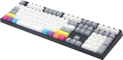 Klawiatura przewodowa Varmilo VEA108 CMYK MX-Silent-Red biała dioda LED 100048464 (WLONONWCRA062)