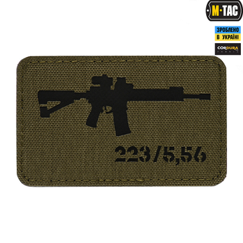 M-Tac нашивка AR-15 .223/5,56 Laser Cut Ranger Green/Black