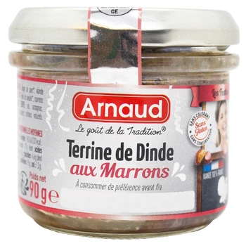 Террін індичий з каштанами Arnaud 90 г (19420066)