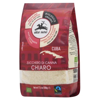 Цукор тростинний кристалічний Cuba Fairtrade Alce Nero 500 г (19022533)
