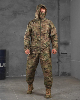 Маскировочный боевой костюм анти москитный L&L лето с капюшоном Мультикам
