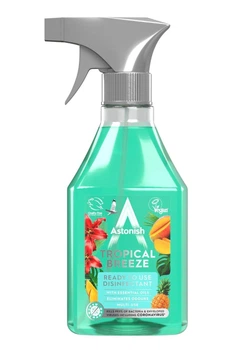 Універсальний дезінфікуючий спрей без хлору Astonish Tropical Breeze 550 мл