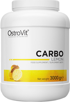 Carbo (węglowodany) OstroVit Carbo 3000 g Cytryna (5903246229455)