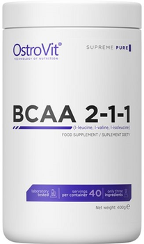 BCAA OstroVit BCAA 2-1-1 400 g Naturalny (5902232618495)