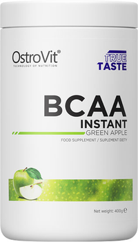 Амінокислота OstroVit BCAA Instant 400 г Зелене яблуко (5902232613940)