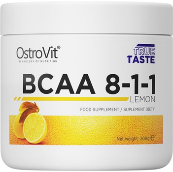 ВСАА OstroVit BCAA 8-1-1 200 г Лимон (5902232610192)