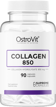 Suplement diety OstroVit Collagen 850 mg 90 kapsułek (5903933900247)