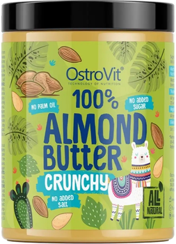 Паста OstroVit 100% Almond Butter Crunchy 1000 г (5903933906720)