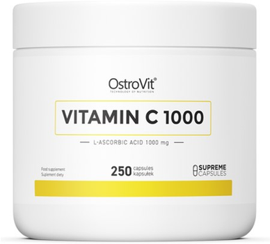 Suplement diety OstroVit Witamina C 1000 mg 250 kapsułek (5903246229820)