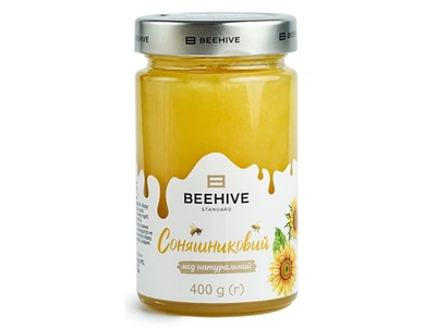 Мед натуральний Beehive Соняшниковий 400 г (18107914)