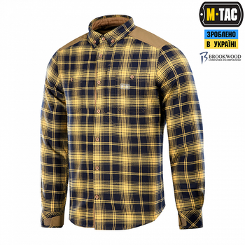 Рубашка Shirt Redneck Navy M/R M-Tac Blue/Yellow