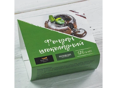 Тістечко Шоколадний фондан Pesto Cafе 120 г (19675607)