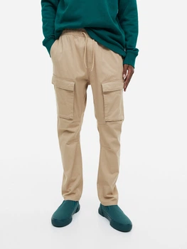 Чоловічі штани H&M 061116981 S Бежеві (6666000314826)
