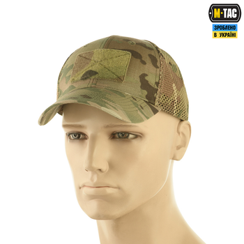 Бейсболка M-Tac тактическая с сеткой Азов NYCO Multicam S/M