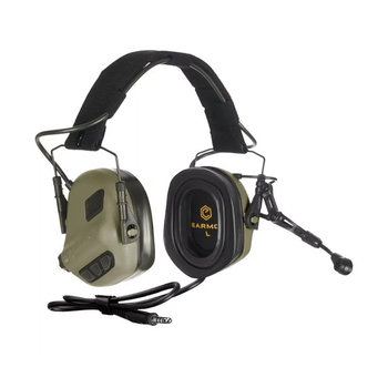 Активні захисні навушники Earmor M32 Plus (FG) Olive (M32-FG Plus)