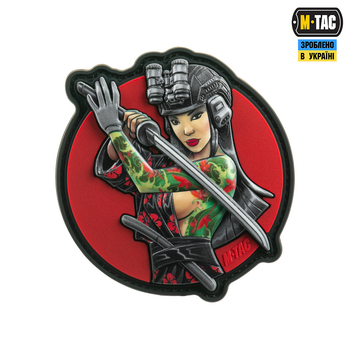 Нашивка M-Tac Tactical girl №3 Водограй Green PVC