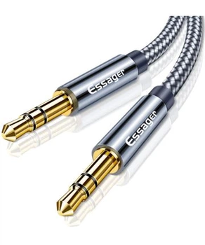 Кабель аудио AUX Essager 3.5мм - 3.5 мм Monster Aux Cable Speaker Wire 2 м Blue (EYP35-DYA0G)